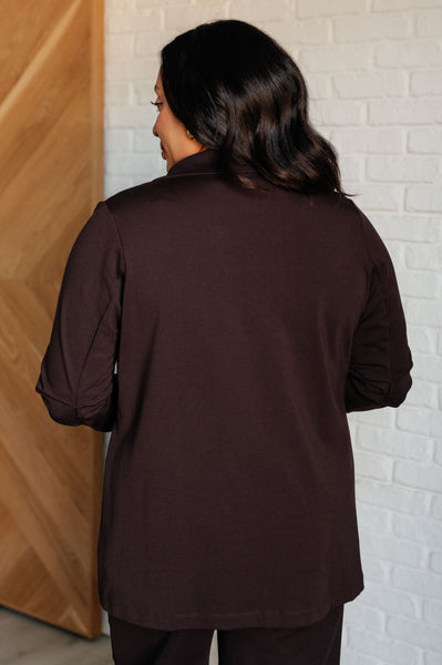 Magic 3/4 Blazer in Chocolate - Ruby Rebellion