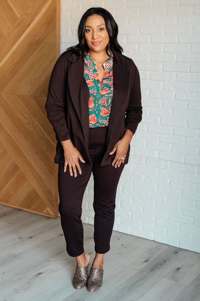 Magic 3/4 Blazer in Chocolate - Ruby Rebellion