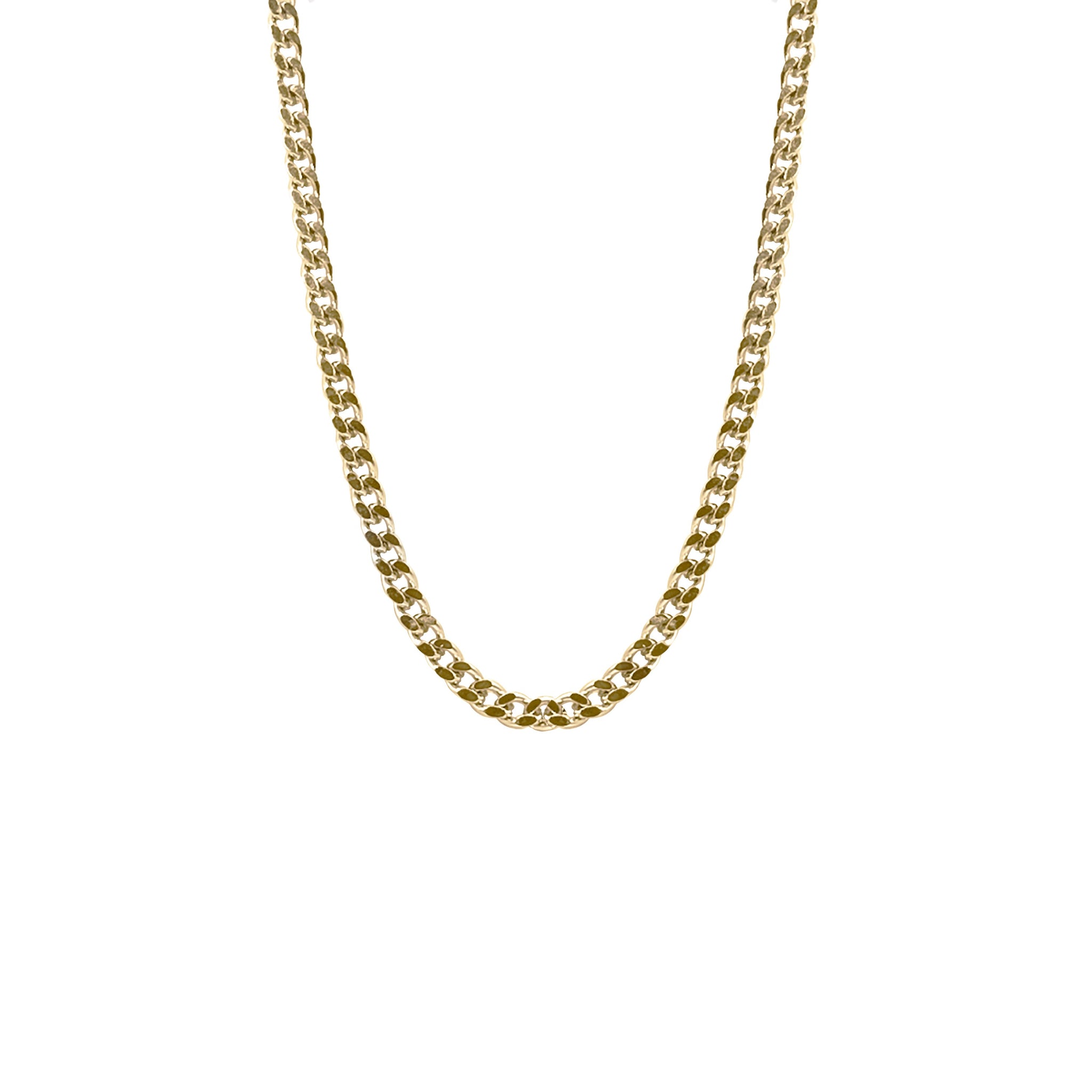 Maker Collection - Gold Curb Necklace Chain