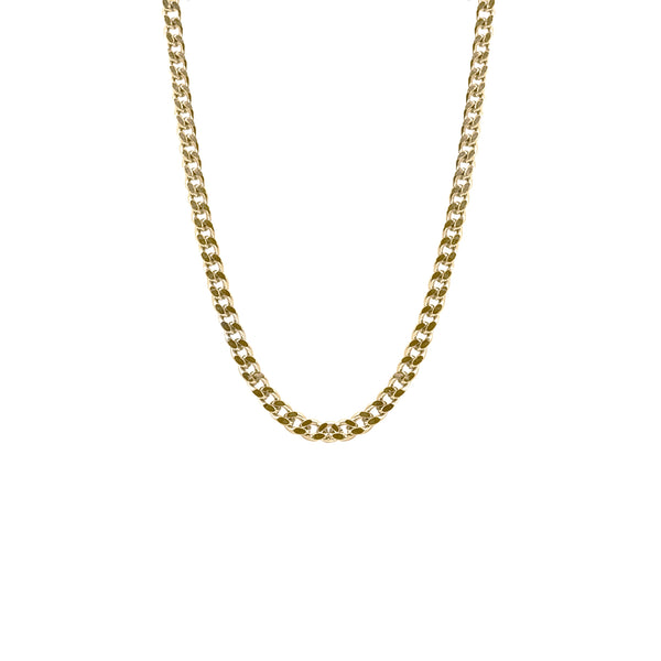 Maker Collection - Gold Curb Necklace Chain