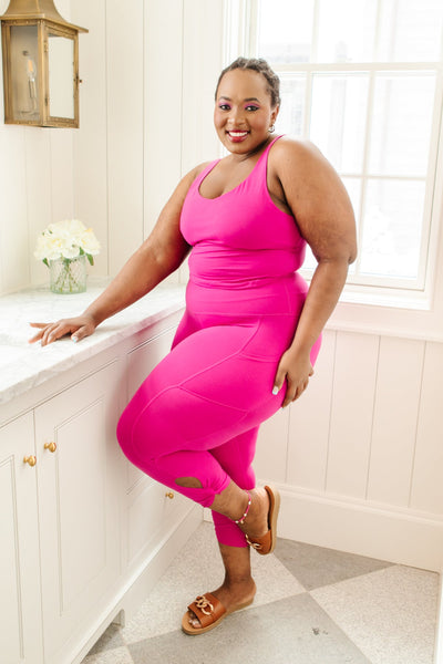 Move With Me Pink Tank - Ruby Rebellion