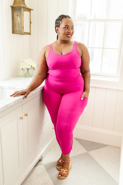 Move With Me Pink Tank - Ruby Rebellion
