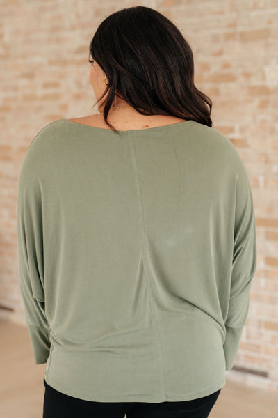 My Cozy Haven Long Sleeve Top - Ruby Rebellion