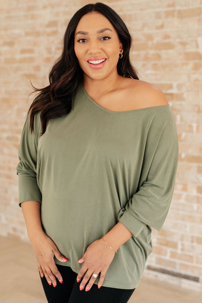 My Cozy Haven Long Sleeve Top - Ruby Rebellion