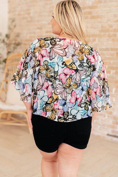 My Darling Valentina Front Tie Blouse - Ruby Rebellion