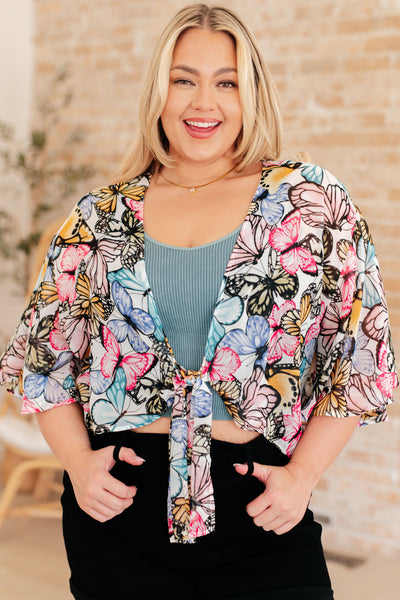 My Darling Valentina Front Tie Blouse - Ruby Rebellion