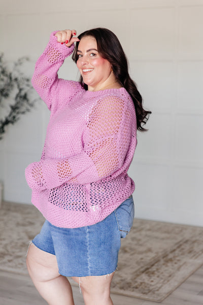 My Latest Love Loose Knit Sweater - Ruby Rebellion