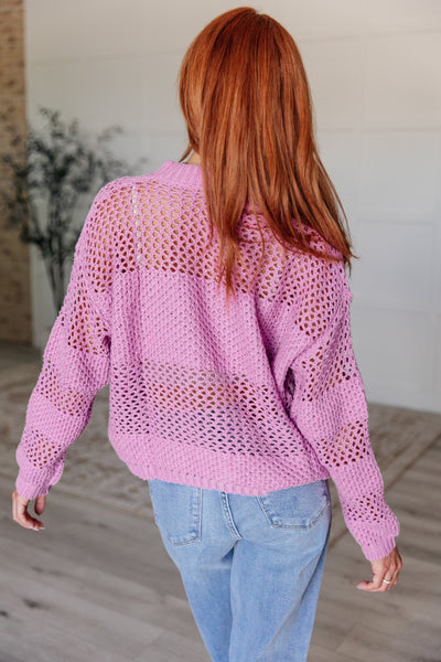 My Latest Love Loose Knit Sweater - Ruby Rebellion