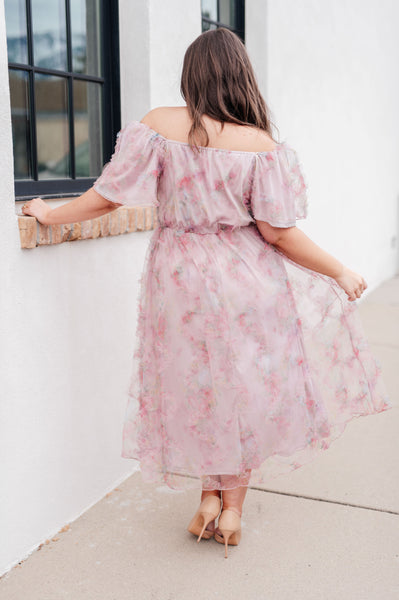 My Little Songbird Fluttersleeve Dress - Ruby Rebellion