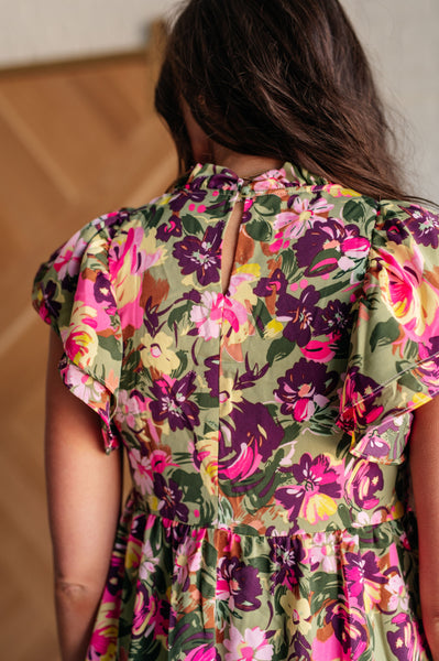 Name it and Claim It Floral Dress - Ruby Rebellion