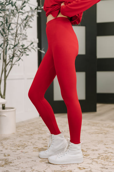 Next to Nothing Top and Bottom Set in Ruby - Ruby Rebellion