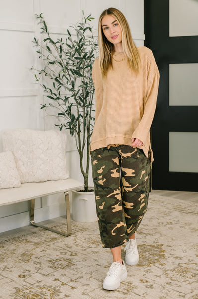 Now You See Me Camo Cargo Pants - Ruby Rebellion