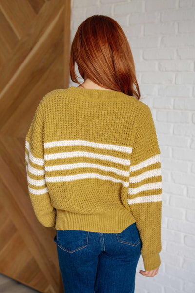 On Top of the World Striped Cardigan - Ruby Rebellion