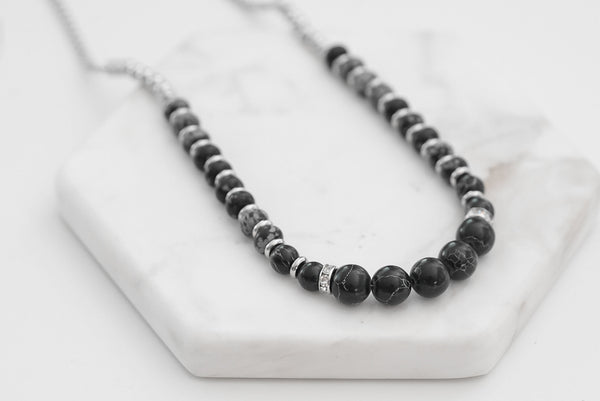 Phoebe Collection - Silver Stella Necklace