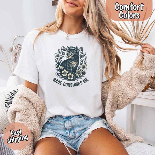 Rage Consumes Me Comfort Colors Shirt – Funny Meme Tee