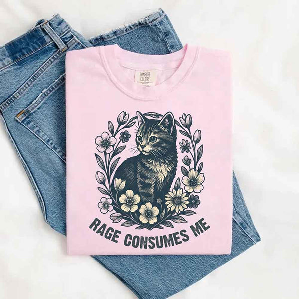 Rage Consumes Me Comfort Colors Shirt – Funny Meme Tee