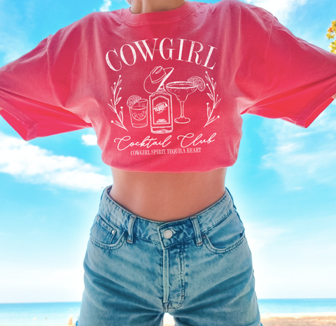 Cowgirl Cocktail Club Tee