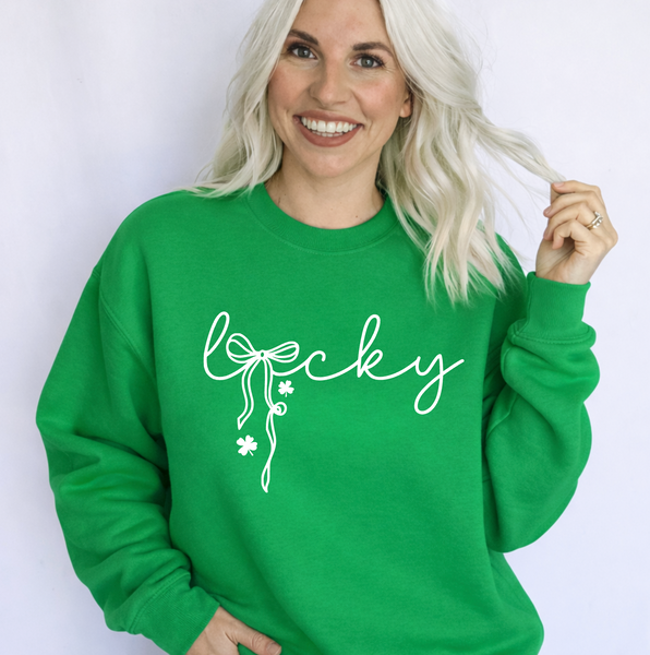 Lucky Bow Graphic Tee - Ruby Rebellion