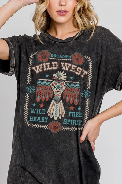 Wild West Dreamer Mineral Graphic Dress
