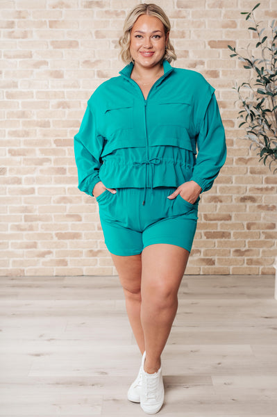 She's Got Game Cropped Jacket - Ruby Rebellion