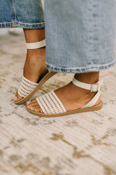 Sibley Sandal in Bone
