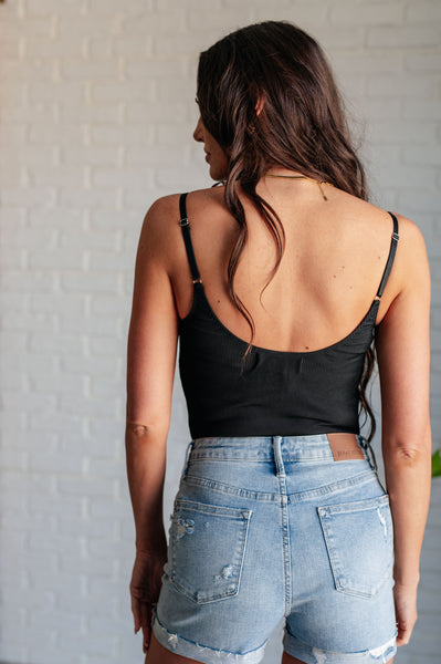 Snap it Up Spaghetti Strap Bodysuit - Ruby Rebellion
