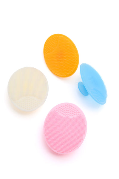 Squeaky Clean Silicone Facial Cleansing Brush Pack of 4 - Ruby Rebellion