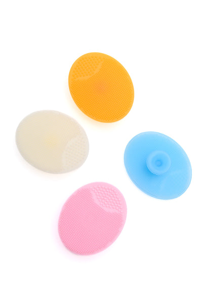 Squeaky Clean Silicone Facial Cleansing Brush Pack of 4 - Ruby Rebellion