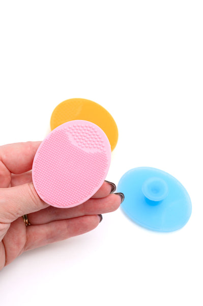 Squeaky Clean Silicone Facial Cleansing Brush Pack of 4 - Ruby Rebellion