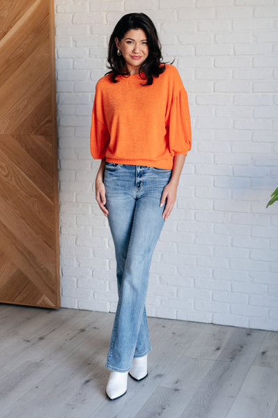Subway Station Sweater in Orange - Ruby Rebellion