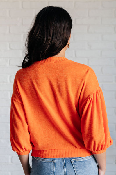 Subway Station Sweater in Orange - Ruby Rebellion