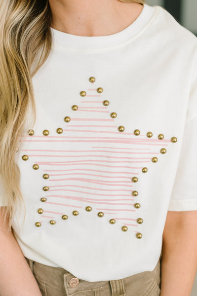 Super Star Applique Top