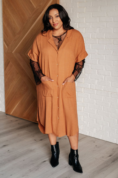Sure to Be Great Shirt Dress - Ruby Rebellion