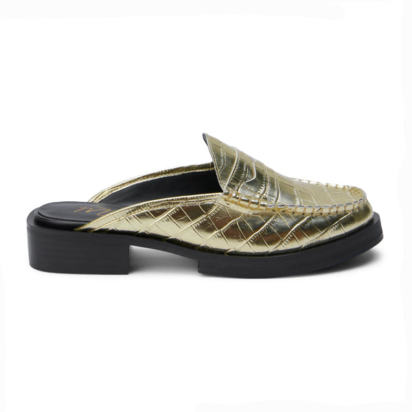 Tasha Loafer Mule - Ruby Rebellion