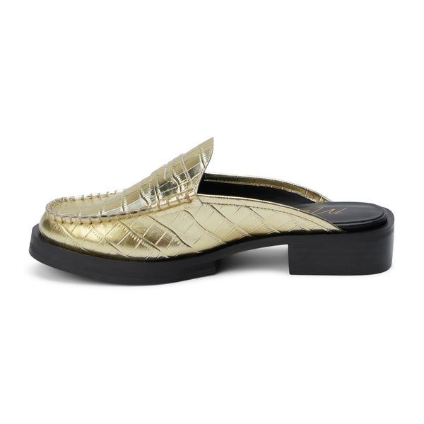 Tasha Loafer Mule - Ruby Rebellion