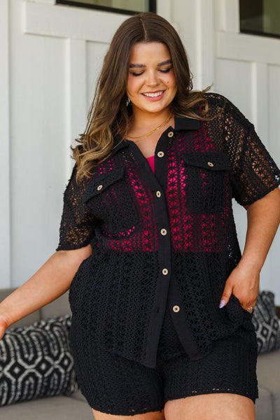 Talk of the Town Lace Set in Black - Ruby Rebellion