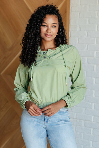 Tomorrow's Forecast Hooded Windbreaker - Ruby Rebellion