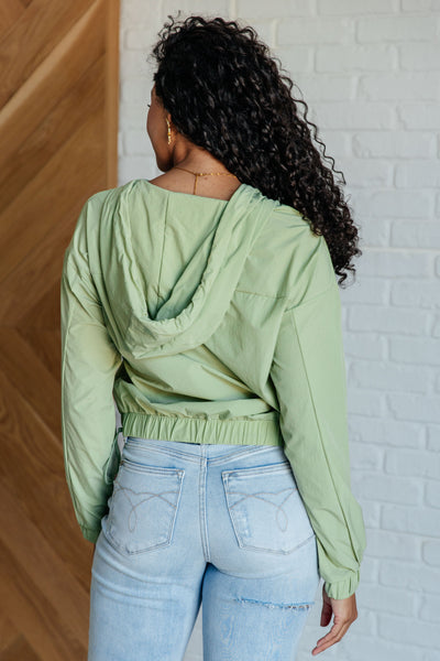 Tomorrow's Forecast Hooded Windbreaker - Ruby Rebellion