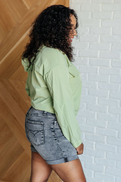 Tomorrow's Forecast Hooded Windbreaker - Ruby Rebellion