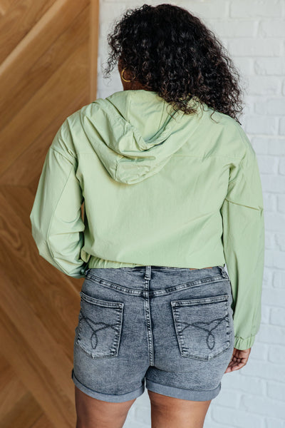 Tomorrow's Forecast Hooded Windbreaker - Ruby Rebellion