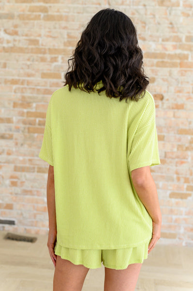 Two's Company Ribbed Button Down - Ruby Rebellion