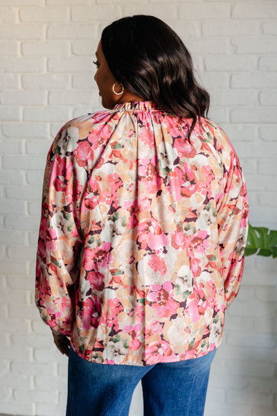 Understandably So Floral Blouse - Ruby Rebellion