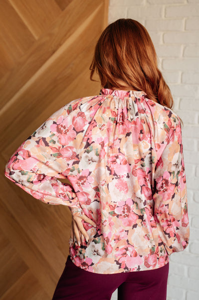 Understandably So Floral Blouse - Ruby Rebellion