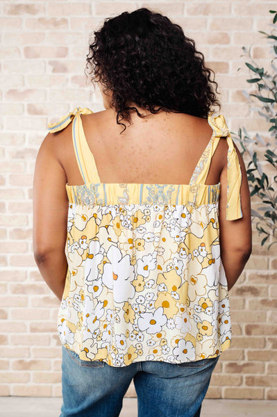 What's Happening Here Floral Tank - Ruby Rebellion