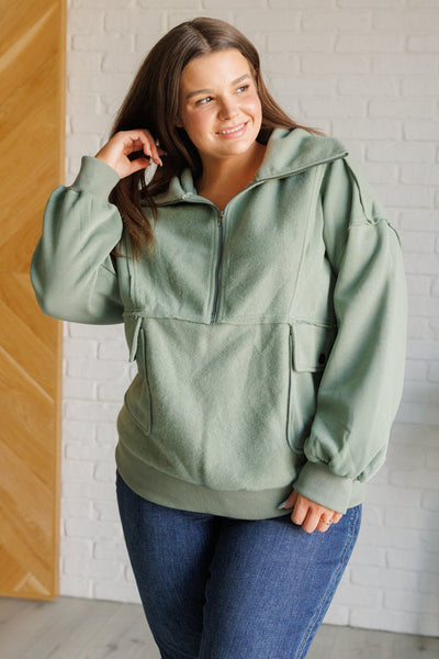 Winter is Coming Fleece Collared Pullover - Ruby Rebellion