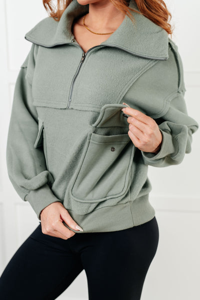 Winter is Coming Fleece Collared Pullover - Ruby Rebellion