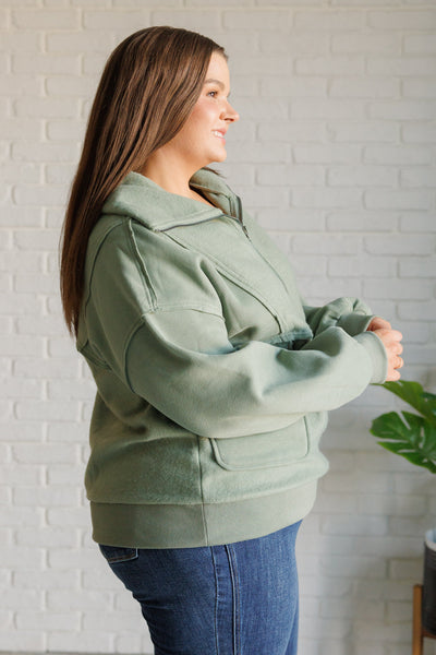 Winter is Coming Fleece Collared Pullover - Ruby Rebellion