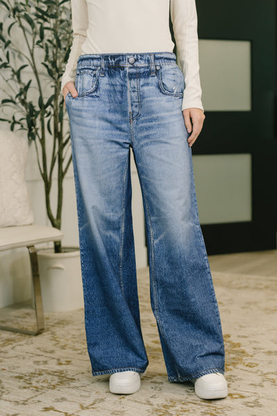 Zenim Printed Wide Leg Bottoms - Ruby Rebellion