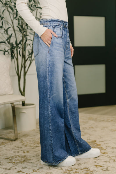 Zenim Printed Wide Leg Bottoms - Ruby Rebellion