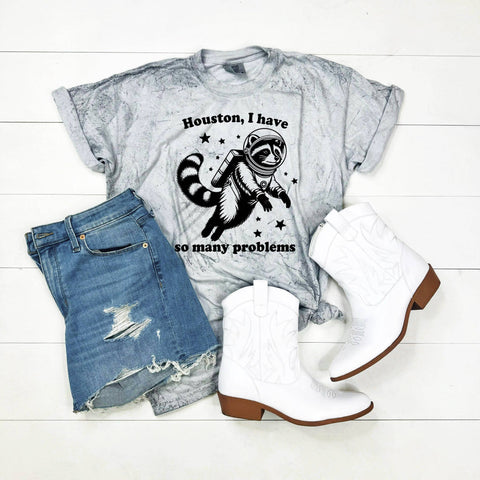 Houston I have Problems Funny Graphic Tee